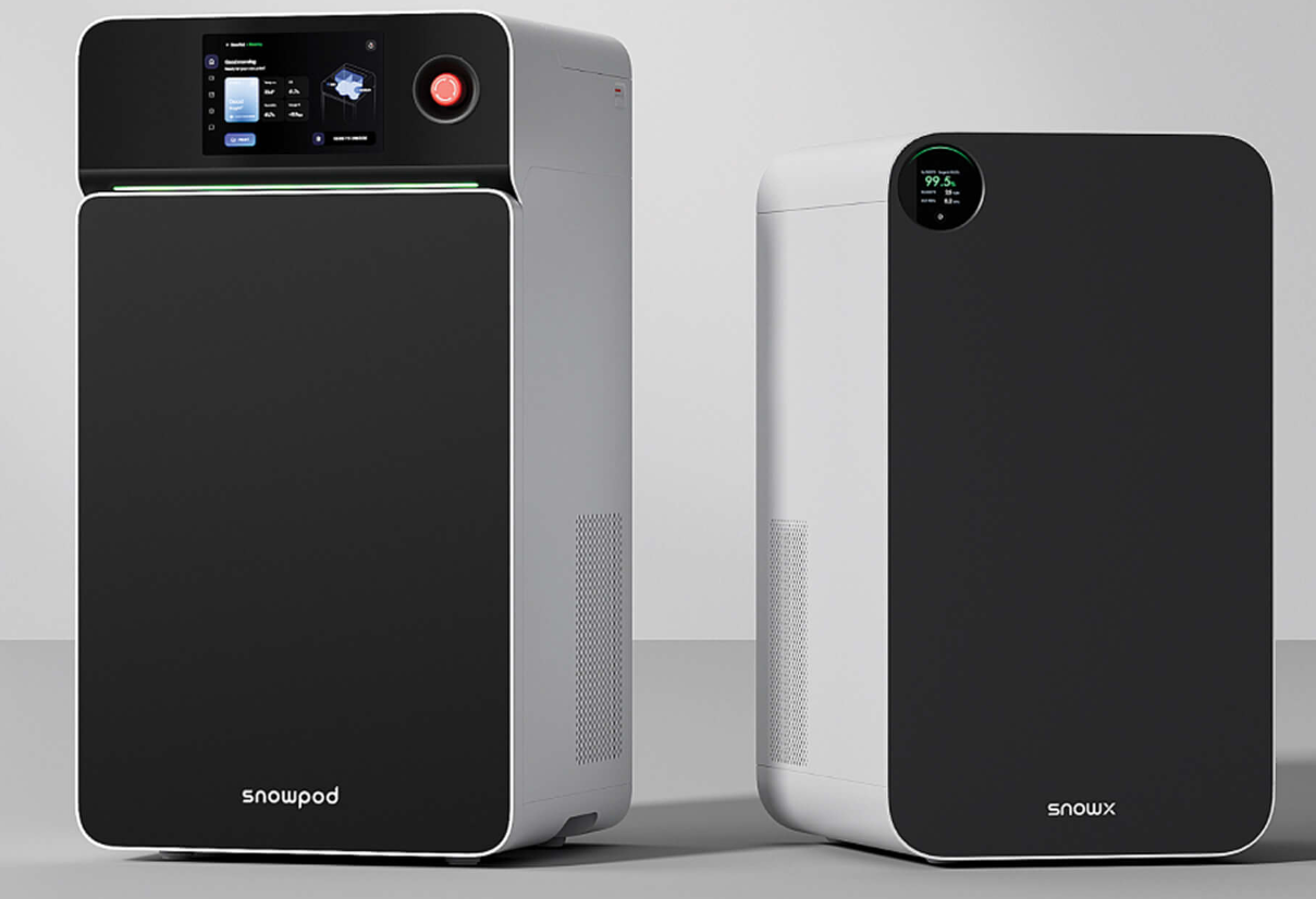 SnowPod: asztali fém 3D nyomtató zárt porkezelési koncepcióval